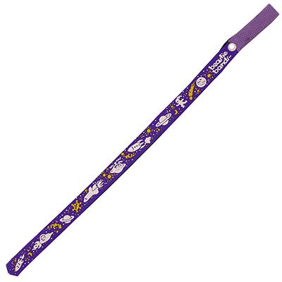 Beastie Band Cat Collar Outer Space Design (Purple) Click for larger image