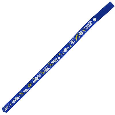 Beastie Band Cat Collar Outer Space Design (Blue) Click for larger image