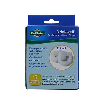 Drinkwell Fountain Foam Filters 2 pack Click for larger image