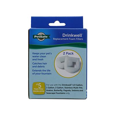 Drinkwell Fountain Foam Filters 2 pack Click for larger image Drinkwell Fountain Foam Filters 2 pack Click for larger image