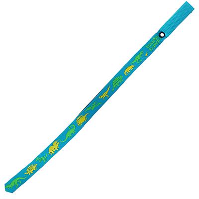 Beastie Band Cat Collar Prehistoric Dinosaurs (Teal) Click for larger image
