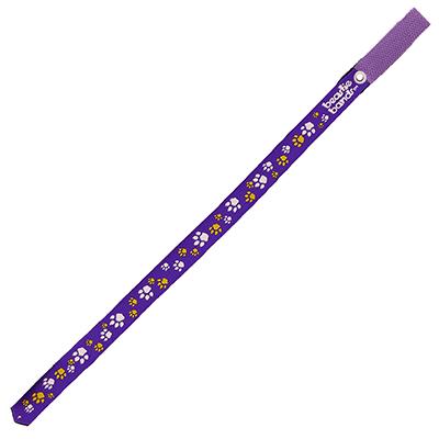 Beastie Band Cat Collar Paw Prints (Purple) Click for larger image
