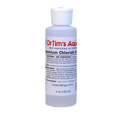 Dr. Tim's Ammonium Chloride for Fishless Cycling 4oz Click for larger image
