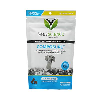 Composure Canine Bite-Sized Calming Chews 45ct Click for larger image