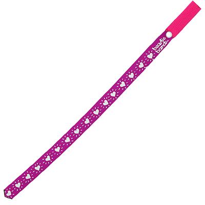 Beastie Band Cat Collar Hearts Magenta Background Click for larger image
