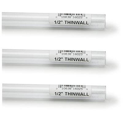 Rigid Plastic Tube 1/2-inch outer diameter, 3 ft length 3-Pk Click for larger image Rigid Plastic Tube 1/2-inch outer diameter, 3 ft length 3-Pk Click for larger image