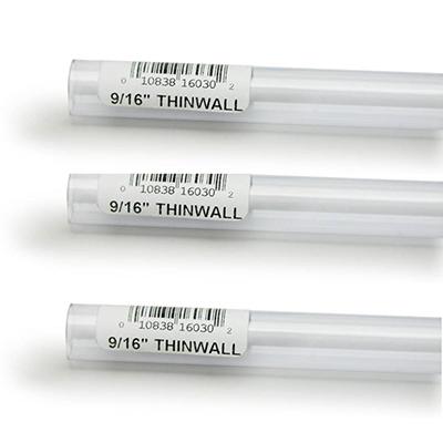 Rigid Plastic Tubing 9/16-inch outer diameter, 3 ft 3pk Click for larger image Rigid Plastic Tubing 9/16-inch outer diameter, 3 ft 3pk Click for larger image