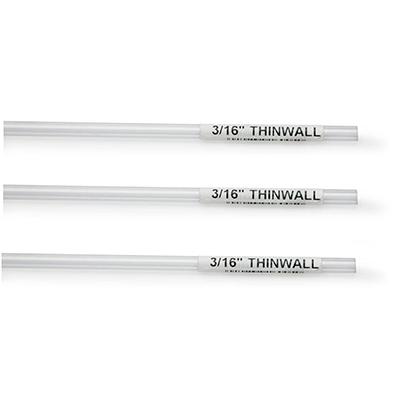 Rigid Plastic Tubing 3/16-in outer diameter, 3 ft length 3pk Click for larger image Rigid Plastic Tubing 3/16-in outer diameter, 3 ft length 3pk Click for larger image