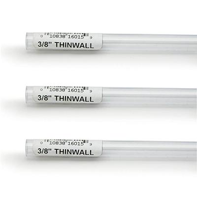 Rigid Plastic Tubing 3/8-in outer diameter, 3 ft length 3pk Click for larger image Rigid Plastic Tubing 3/8-in outer diameter, 3 ft length 3pk Click for larger image