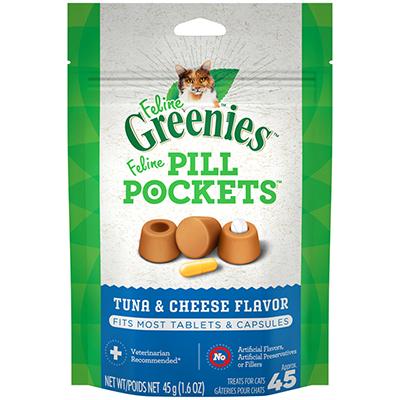 Pill Pockets Cat Tuna Cheese 45 Count Click for larger image