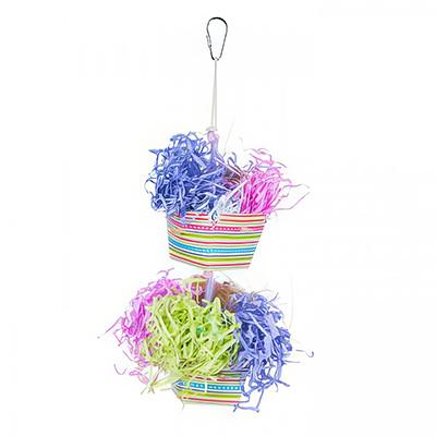 Baskets of Bounty Small Foraging Bird Toy Click for larger image