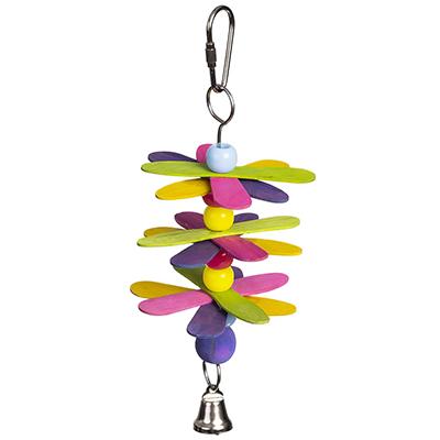 Stick Stacks Flower Power Small Action Bird Toy Click for larger image