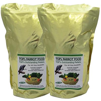 TOP's Cold-Pressed Organic Pellets Bird Food 4Lb. 2-Pack Click for larger image