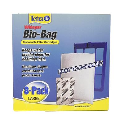 Whisper Aquarium Power Filter Bio-Bag 8 pack Whisper Aquarium Power Filter Bio-Bag 8 pack