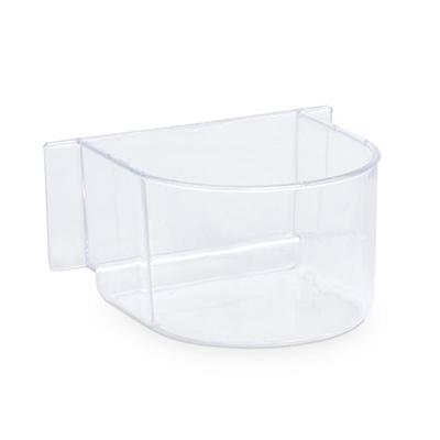 Replacement Breeder Cage Cup Clear for Prevue Cages 4oz Click for larger image