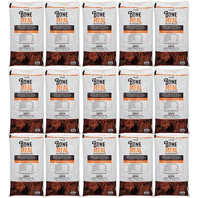 UPCo Bone Meal Supplement for Dogs and Cats 15 - 1Lb. Bags Click for larger image