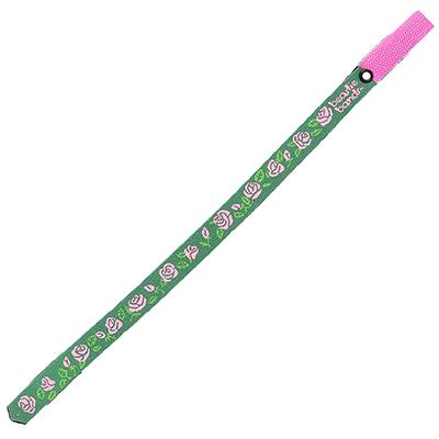 Beastie Band Cat Collar Pink Roses (Green) Click for larger image Beastie Band Cat Collar Pink Roses (Green) Click for larger image