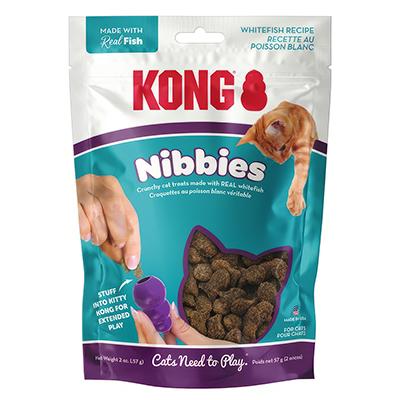 Kong Whitefish Nibbles Cat Treat 2oz. Click for larger image