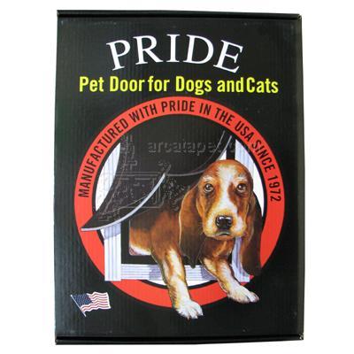 Pride Anodized Silver Pet Door Large LD500 Click for larger image
