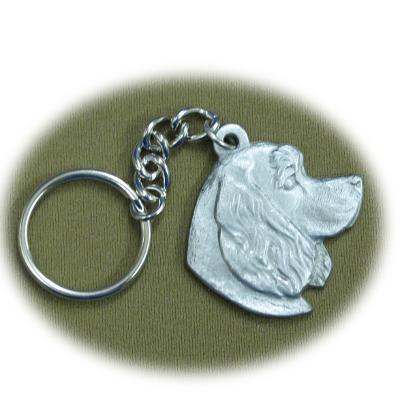 Pewter Key Chain I Love My Cocker Spaniel Click for larger image