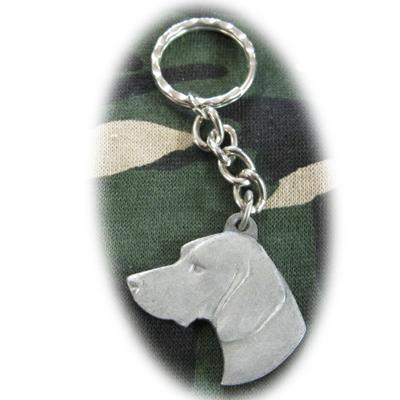 Pewter Key Chain I Love My Pointer