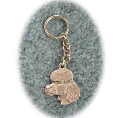 Pewter Key Chain I Love My Poodle Click for larger image