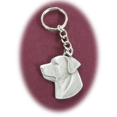 Pewter Key Chain I Love My Rottweiler Click for larger image