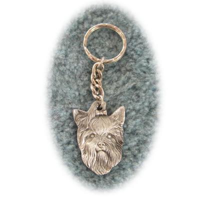 Pewter Key Chain I Love My Yorkshire Terrier Click for larger image