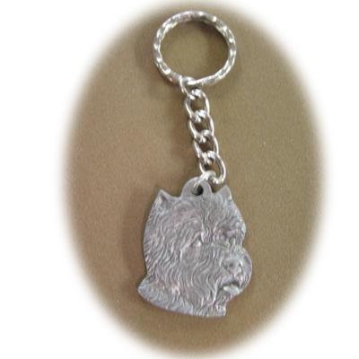 Pewter Key Chain I Love My West Highland White Terrier