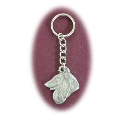 Pewter Key Chain I Love My Collie Click for larger image