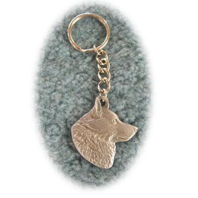 Pewter Key Chain I Love My Schipperke Click for larger image