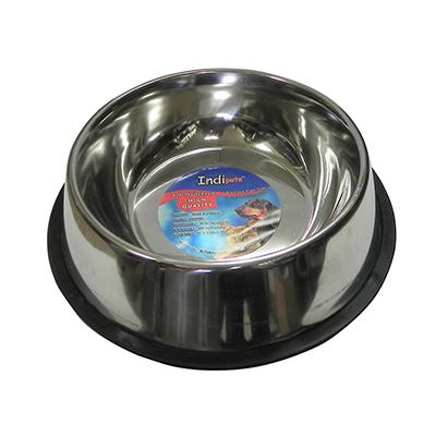 Steel Dog Bowl Non Skid 2 Quart (64 ounce) Steel Dog Bowl Non Skid 2 Quart (64 ounce)