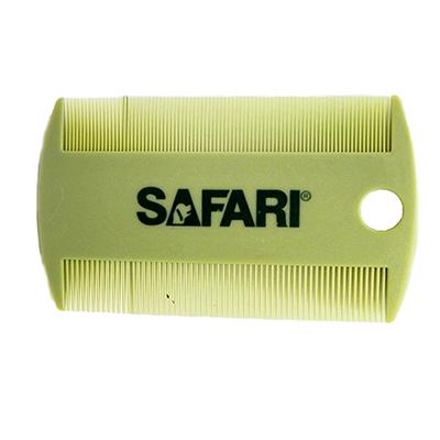 Double-Sided Safari Plastic Flea Comb Click for larger image Double-Sided Safari Plastic Flea Comb Click for larger image