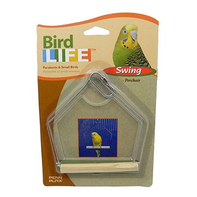 Penn Plax Swing Wood 4 inch Bird Toy Click for larger image Penn Plax Swing Wood 4 inch Bird Toy Click for larger image