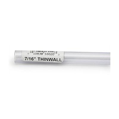 Rigid Plastic Tubing 7/16-inch outer diameter, 3 foot length Click for larger image Rigid Plastic Tubing 7/16-inch outer diameter, 3 foot length Click for larger image