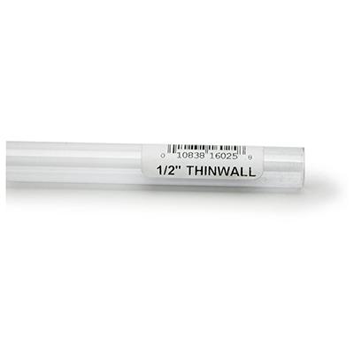 Rigid Plastic Tubing 1/2-inch outer diameter, 3 foot length Click for larger image Rigid Plastic Tubing 1/2-inch outer diameter, 3 foot length Click for larger image