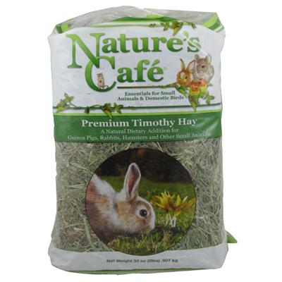 Nature's Cafe Timothy Hay Bale 2 pound Small Pet Click for larger image