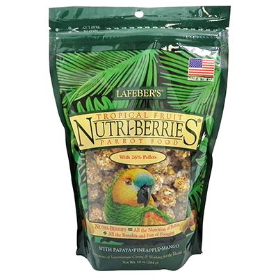 Lafeber Gourmet Nutri-Berries Tropical Fruit Parrot Food Click for larger image Lafeber Gourmet Nutri-Berries Tropical Fruit Parrot Food Click for larger image