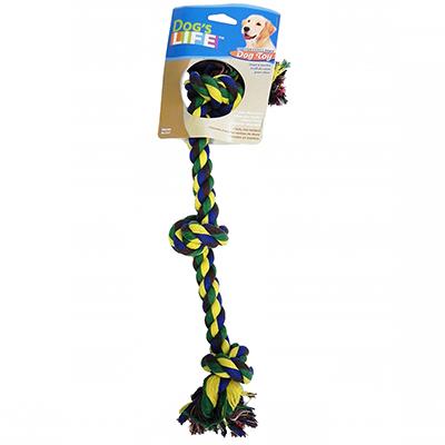 Rope Tug 3-Knot Color Small Dog Toy Rope Tug 3-Knot Color Small Dog Toy