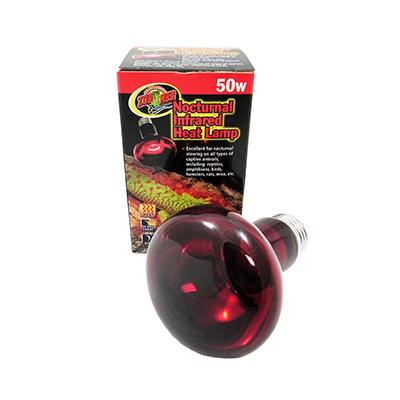 Zoo Med Infrared Reptile Heat Lamp Bulb 50 Watt Click for larger image
