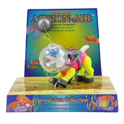 Penn Plax Action Sea Dog Aquarium Ornament Penn Plax Action Sea Dog Aquarium Ornament