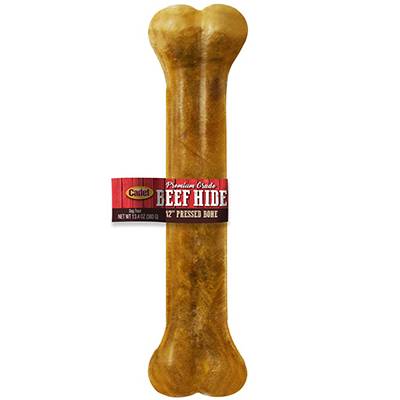 Pressed Rawhide Bone 12 inch Dog Chew Pressed Rawhide Bone 12 inch Dog Chew