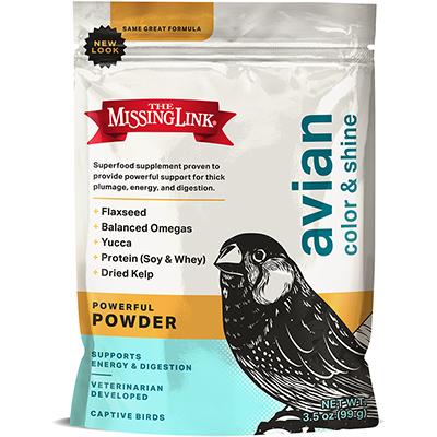 Missing Link Ultimate Avian Formula 3.5 ounce Click for larger image Missing Link Ultimate Avian Formula 3.5 ounce Click for larger image