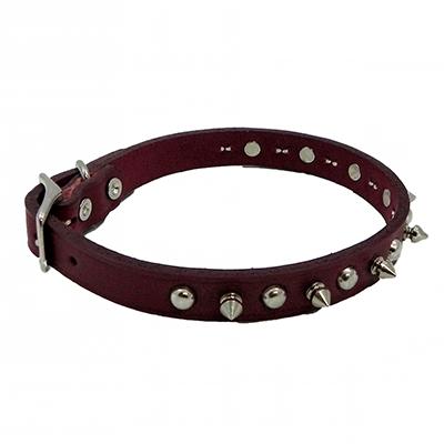 Spiked Dog Collar Red 16 x 5/8 inch Spiked Dog Collar Red 16 x 5/8 inch