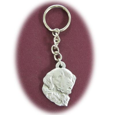 Pewter Key Chain I Love My Bernese Click for larger image