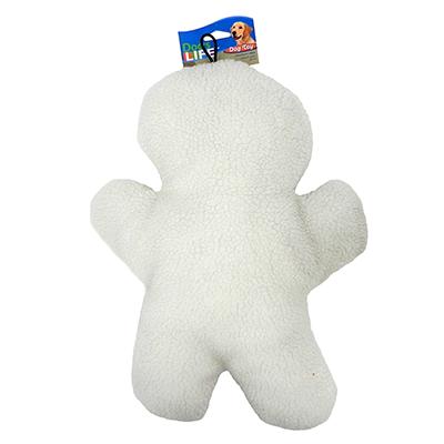 Fleece Man 12 inch Dog Toy with Squeaker Click for larger image