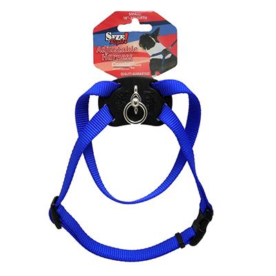 Nylon Dog Harness Size Right Small Blue Nylon Dog Harness Size Right Small Blue