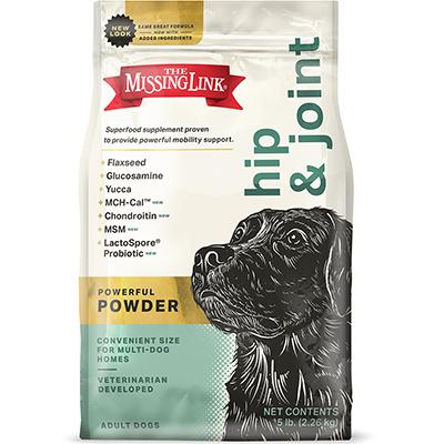The Missing Link Hip & Joint Dietary Supplement Dog 5lb Click for larger image