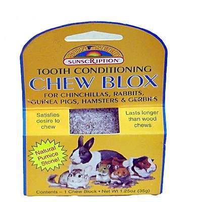 Tooth Conditioning Chew Blox for Small Animals Click for larger image Tooth Conditioning Chew Blox for Small Animals Click for larger image