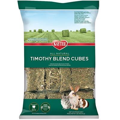 Kaytee Timothy Hay Cubes Rabbit Small Animal Click for larger image
